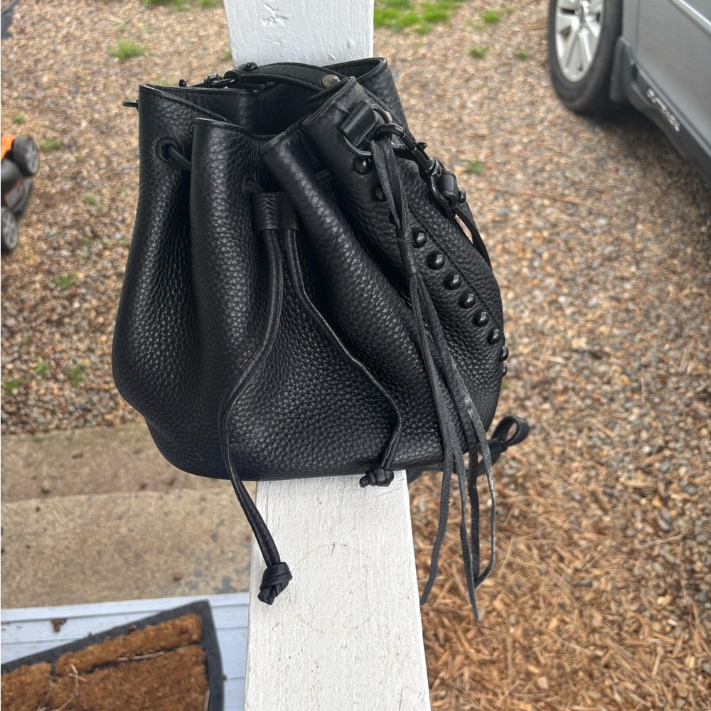 Rebecca Minkoff Pebbled Leather Bucket Bag - Picture 4 of 4
